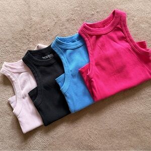 btween - Kids' Tank Tops - Pink, Black, Blue, Pink